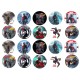 10850T Set 20cupcake toppers de vafa AntMan decupate la d5cm